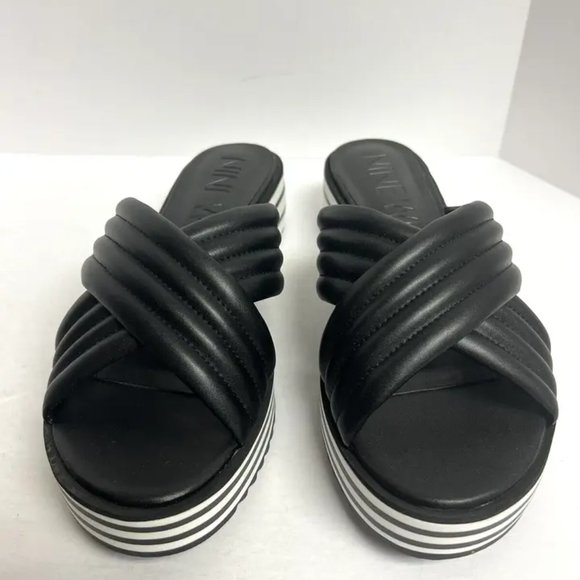 Nine West Womens Zonita Sandal Black Size 10.5 M - Picture 3 of 6